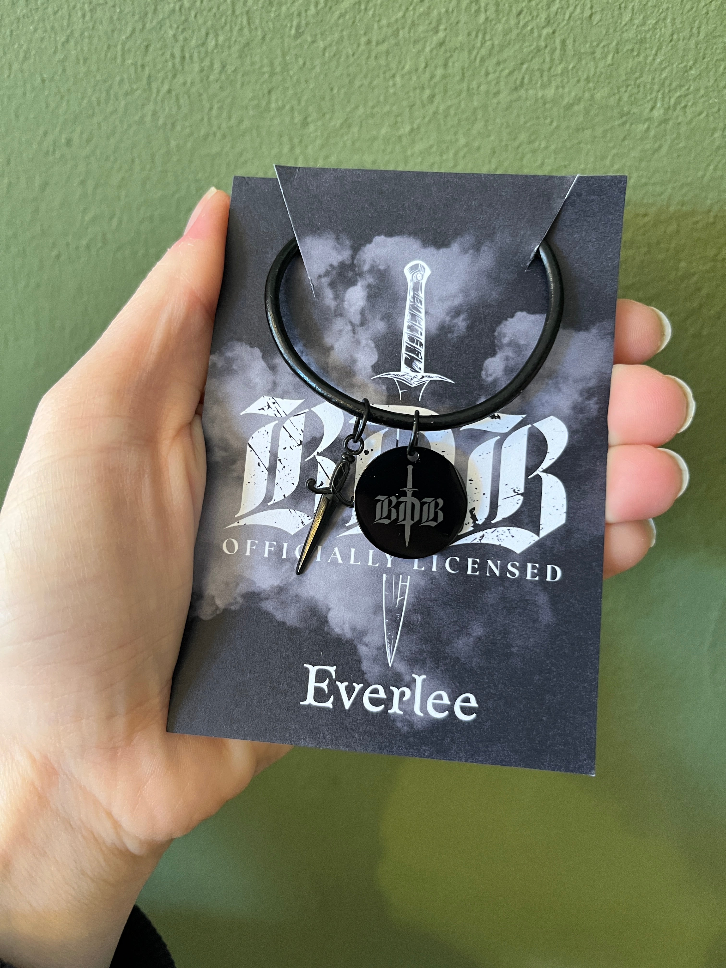 Black Dagger Brotherhood Black Steel Necklace - Officially Licensed