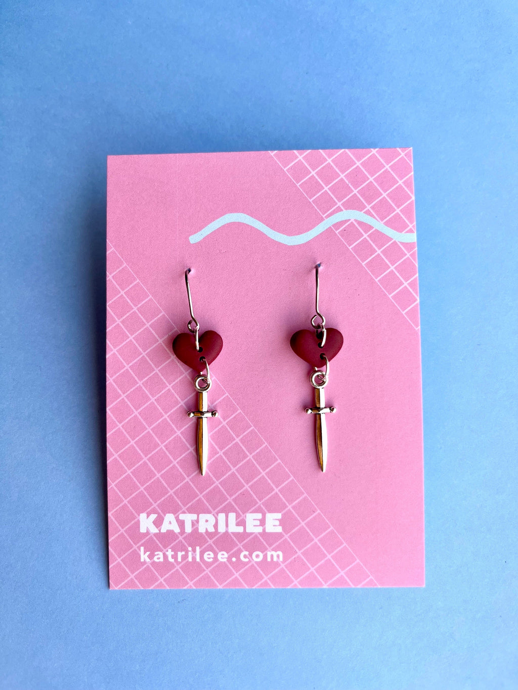 Enemies to Lovers Sword and Heart Stainless Steel Necklace, Black Heart Crystal, Bookish Book Lover Gifts, Romance Readers, Fantasy Gothic