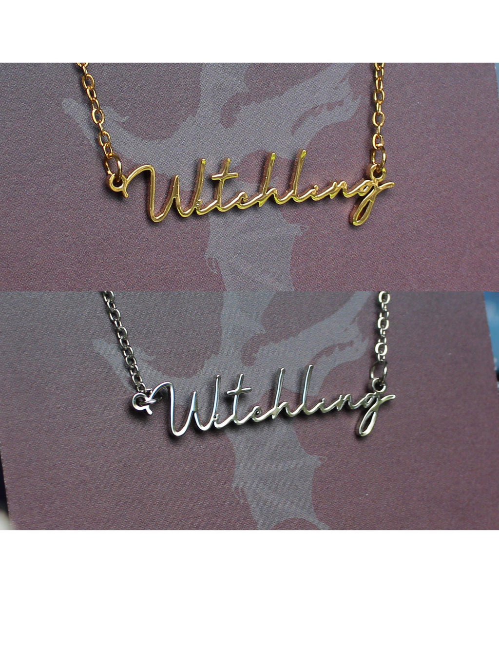 Officially Licenced Witchling Stainless Steel Necklace, Throne of Glass Merch, Manon Blackbeak The Thirteenth Bookish Gifts, Silver Gold