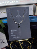 Throne of Glass Antler Fireheart Stainless Steel Necklace - Officially Licenced