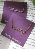 STFUATTDLAGG Stainless Steel Adjustable Name Bracelet