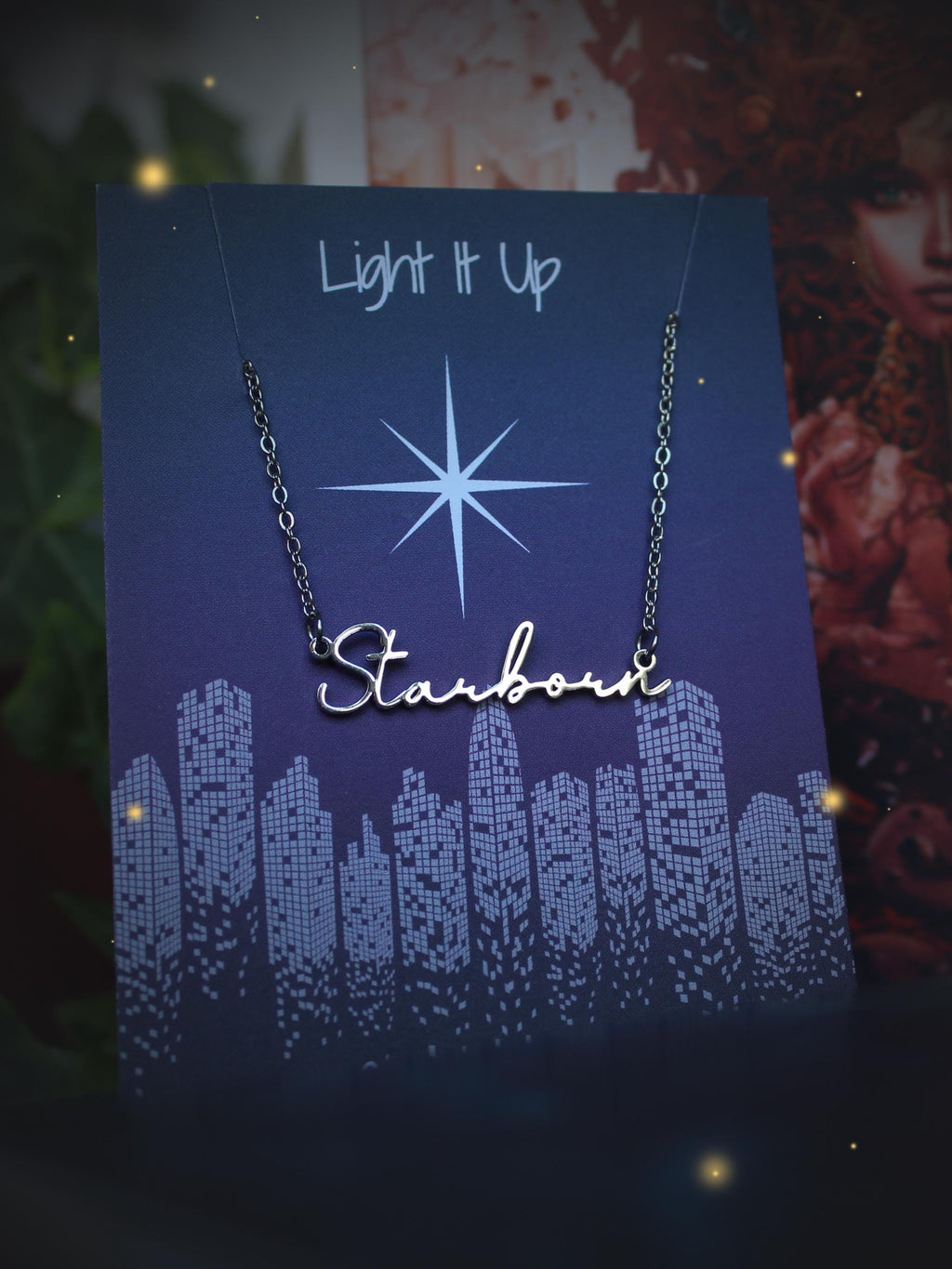 Officially Licenced Crescent City Starborn Bryce Quinlan Name Necklace, Stainless Steel, Fantacy Bookish Merch, Sarah J Maas, romance reader
