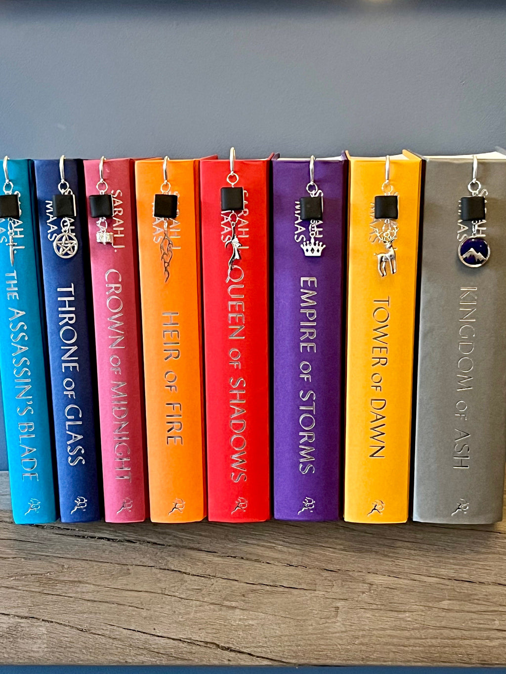 Officially Licenced Throne of Glass Book Marks, Handmade Book Charms Fantasy Bookmarks, Bookish Gifts, Romance Reader Merch Book Shelf Decor