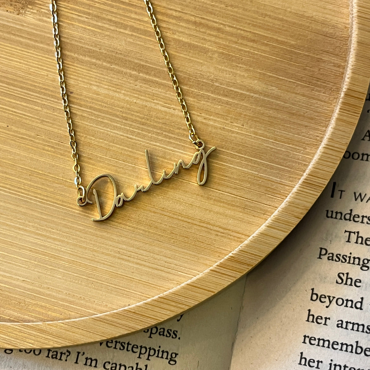 Feyre Darling Stainless Steel Necklace, ACOTAR Collection