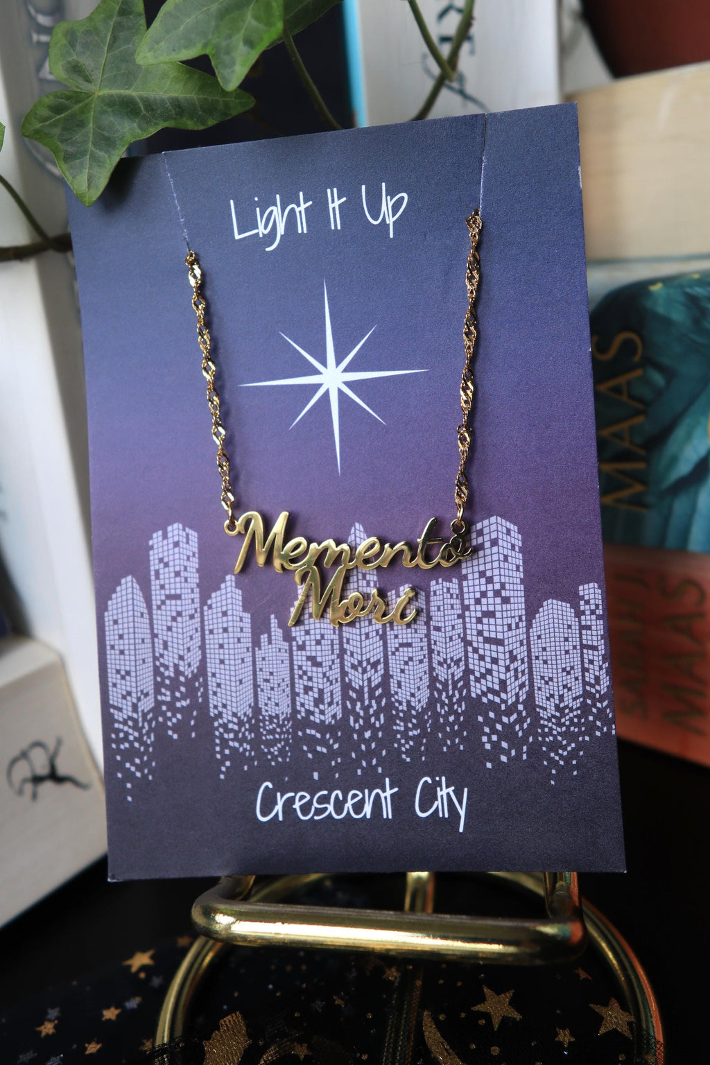 Crescent City Memento Mori Necklace: Officially Licensed Bookish Merch