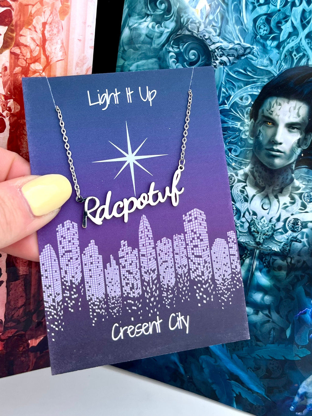Officially Licenced Crescent City Ruhn Danaan Necklace, RDCPOTVF, Sarah J Maas, Fantasy Books, Bookish merch, booktok Viral, Bookish Gifts