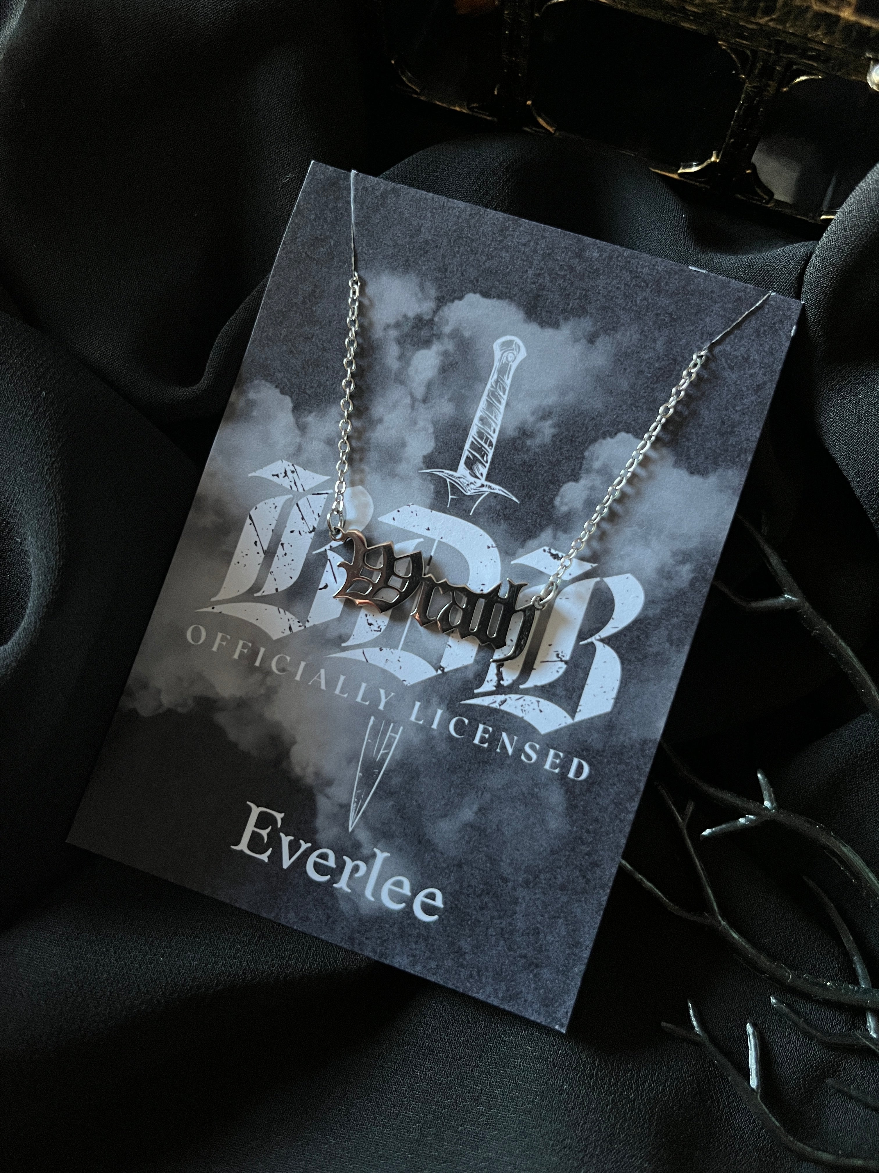 Brotherhood Name Necklaces - Officially Licensed Black Dagger Brotherhood Collection