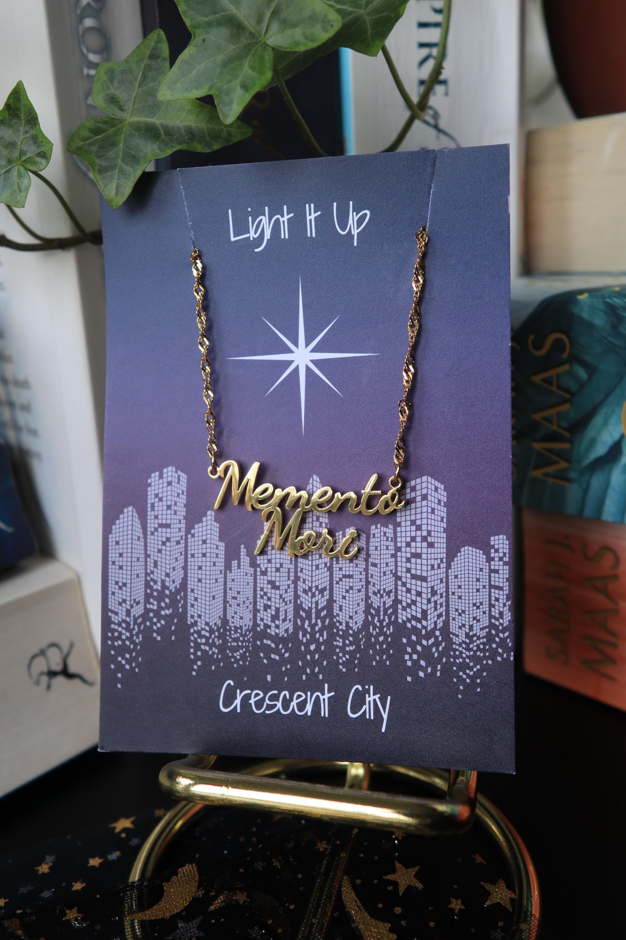 Crescent City Memento Mori Necklace: Officially Licensed Bookish Merch