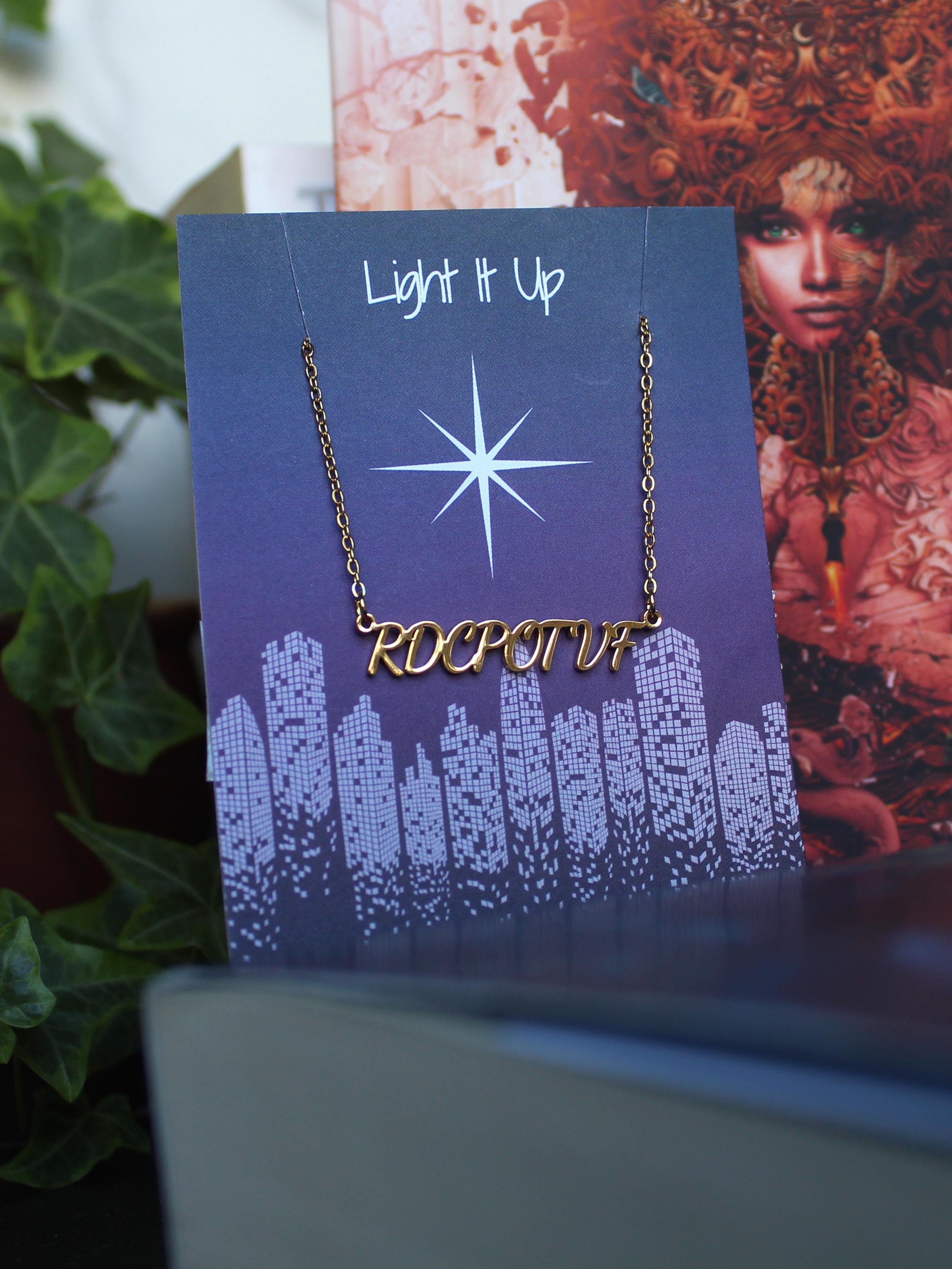 Officially Licenced Crescent City Ruhn Danaan Necklace, RDCPOTVF, Sarah J Maas, Fantasy Books, Bookish merch, booktok Viral, Bookish Gifts
