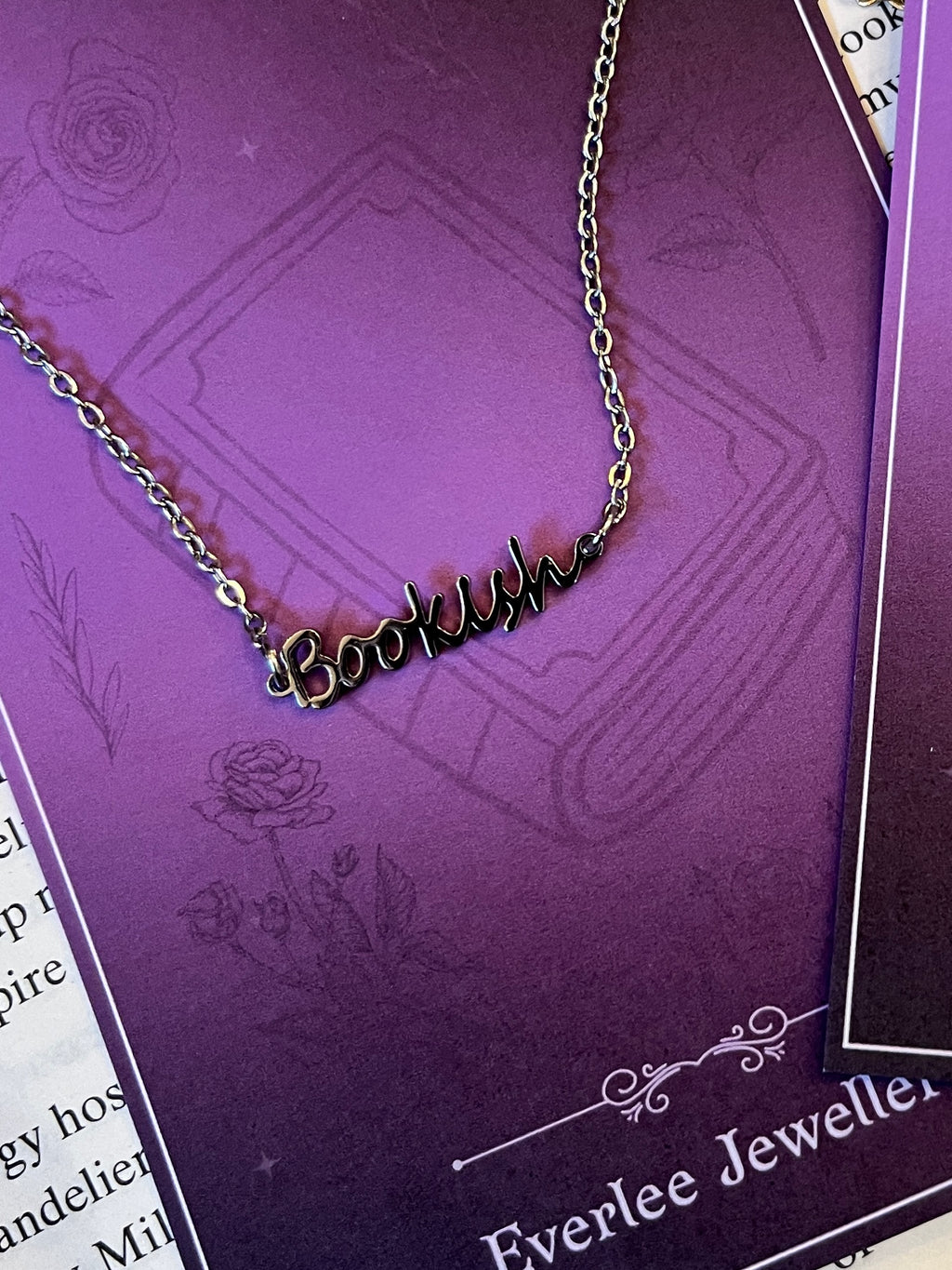 Bookish Stainless Steel Adjustable Name Bracelet