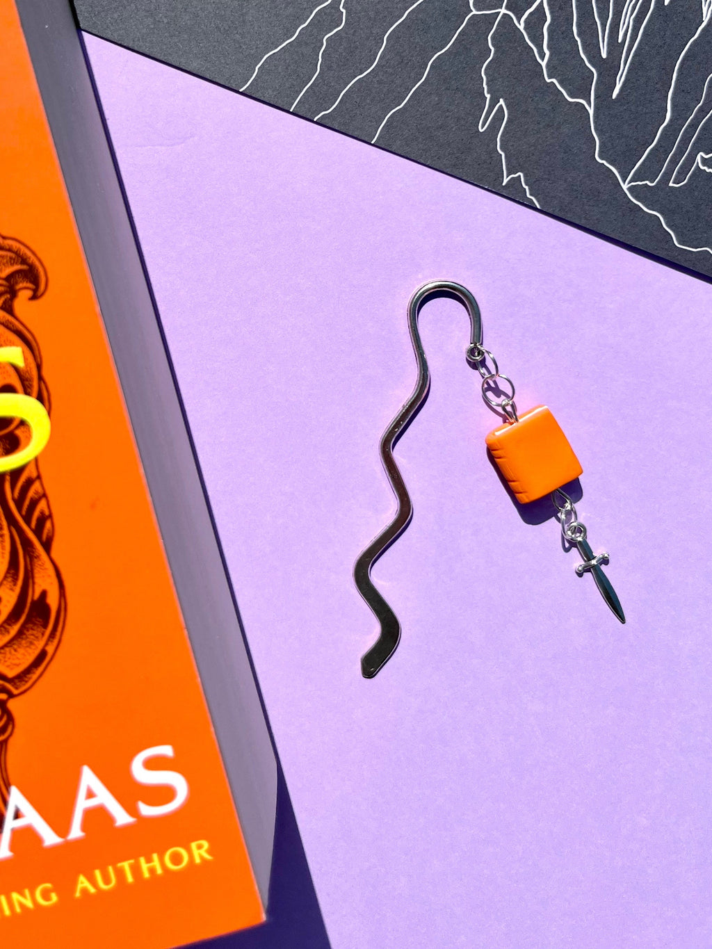 Officially Licenced ACOTAR Bookmarks, A court of Thorns and Roses Merch, Book Series, Bookish Gifts, Wings and Ruin, Polymer Clay, Bat Boys