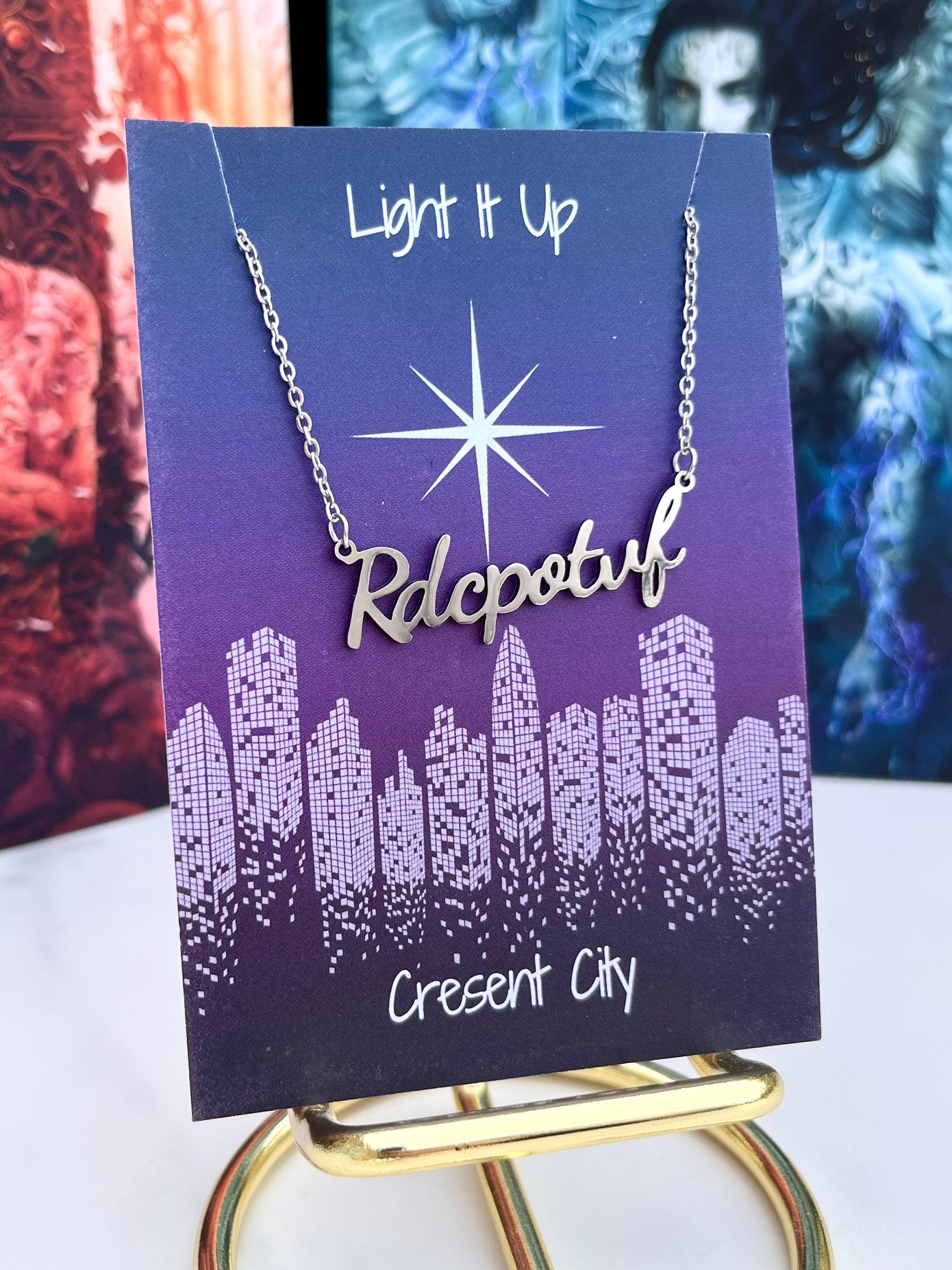 Officially Licenced Crescent City Ruhn Danaan Necklace, RDCPOTVF, Sarah J Maas, Fantasy Books, Bookish merch, booktok Viral, Bookish Gifts