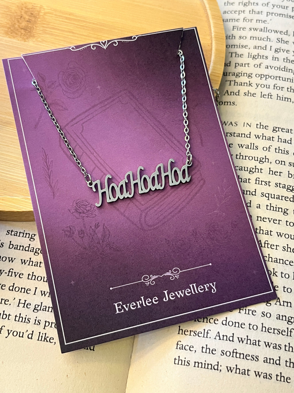 Hoa Hoa Hoa Twilight Stainless Steel Name Necklace