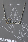 ACOTAR Velaris Stainless Steel Name Necklace - Officially Licenced