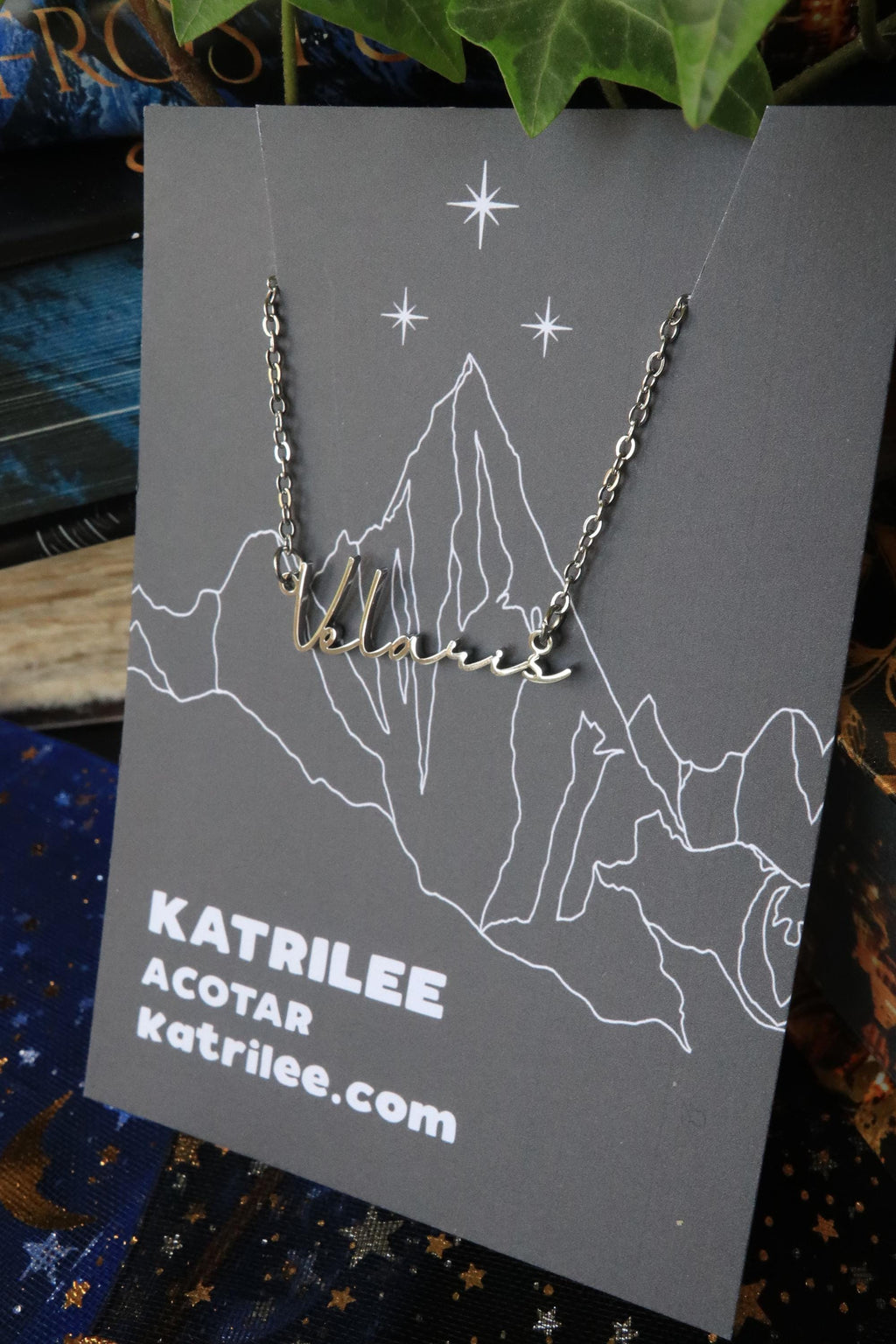 Officially Licenced ACOTAR Velaris Stainless Steel Necklace, Nightcourt Rhysand Feyre, Bookish Gifts, City of Starlight, Mist and Fury