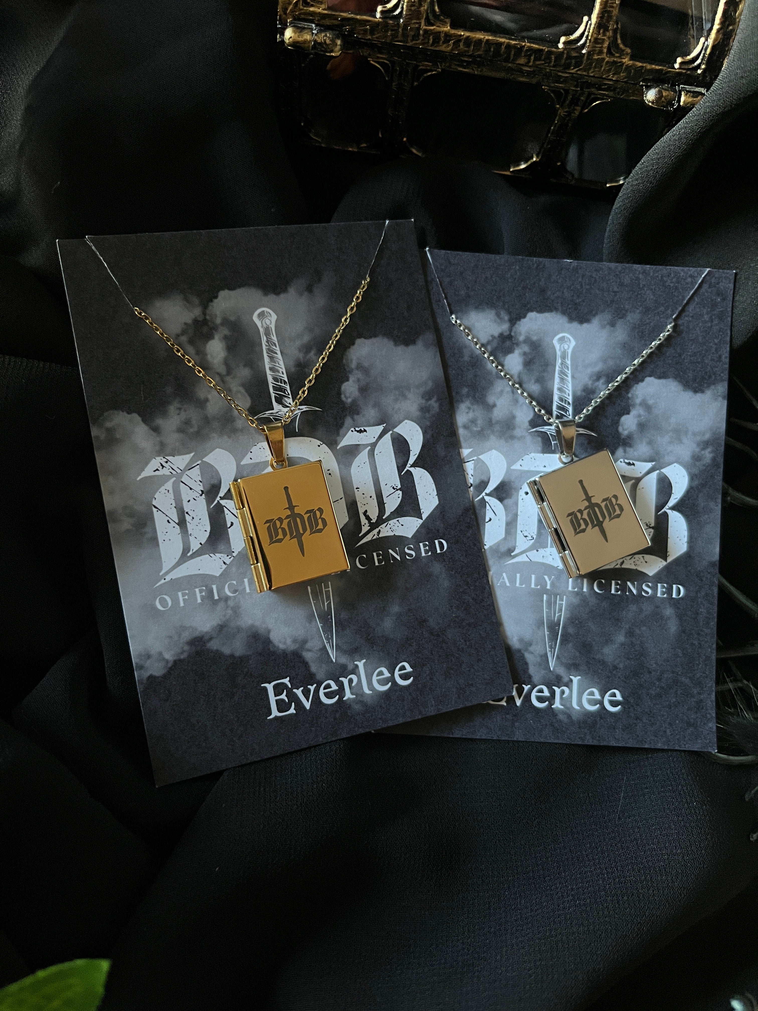 BDB Stainless Steel Book Locket - Officially Licensed Black Dagger Brotherhood