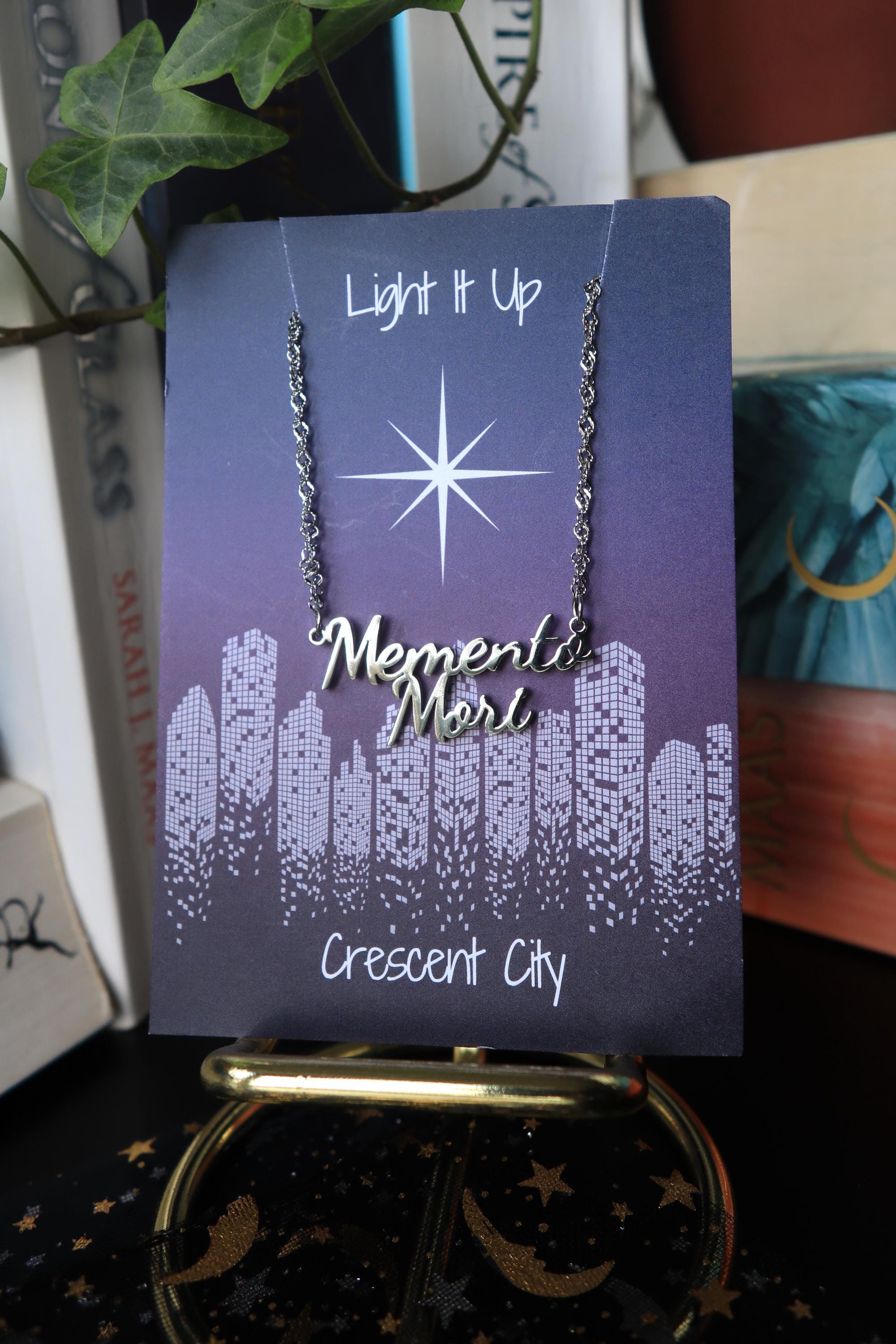 Crescent City Memento Mori Necklace: Officially Licensed Bookish Merch