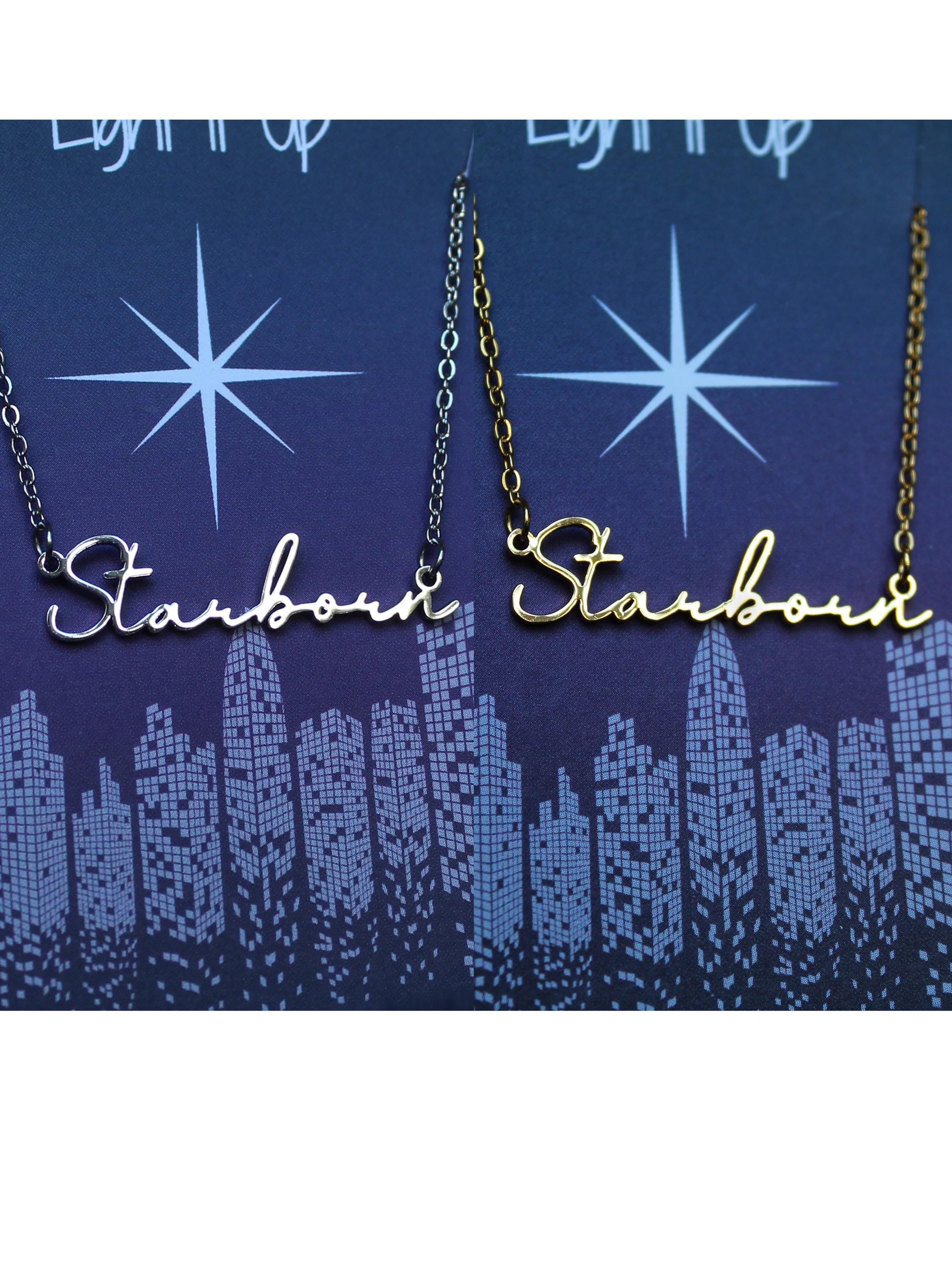 Officially Licenced Crescent City Starborn Bryce Quinlan Name Necklace, Stainless Steel, Fantacy Bookish Merch, Sarah J Maas, romance reader