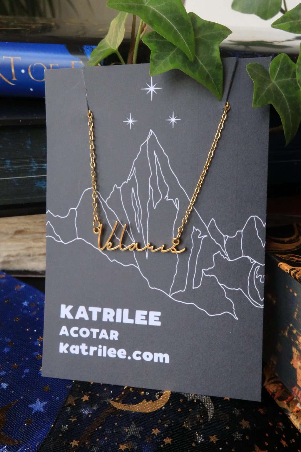 Officially Licenced ACOTAR Velaris Stainless Steel Necklace, Nightcourt Rhysand Feyre, Bookish Gifts, City of Starlight, Mist and Fury