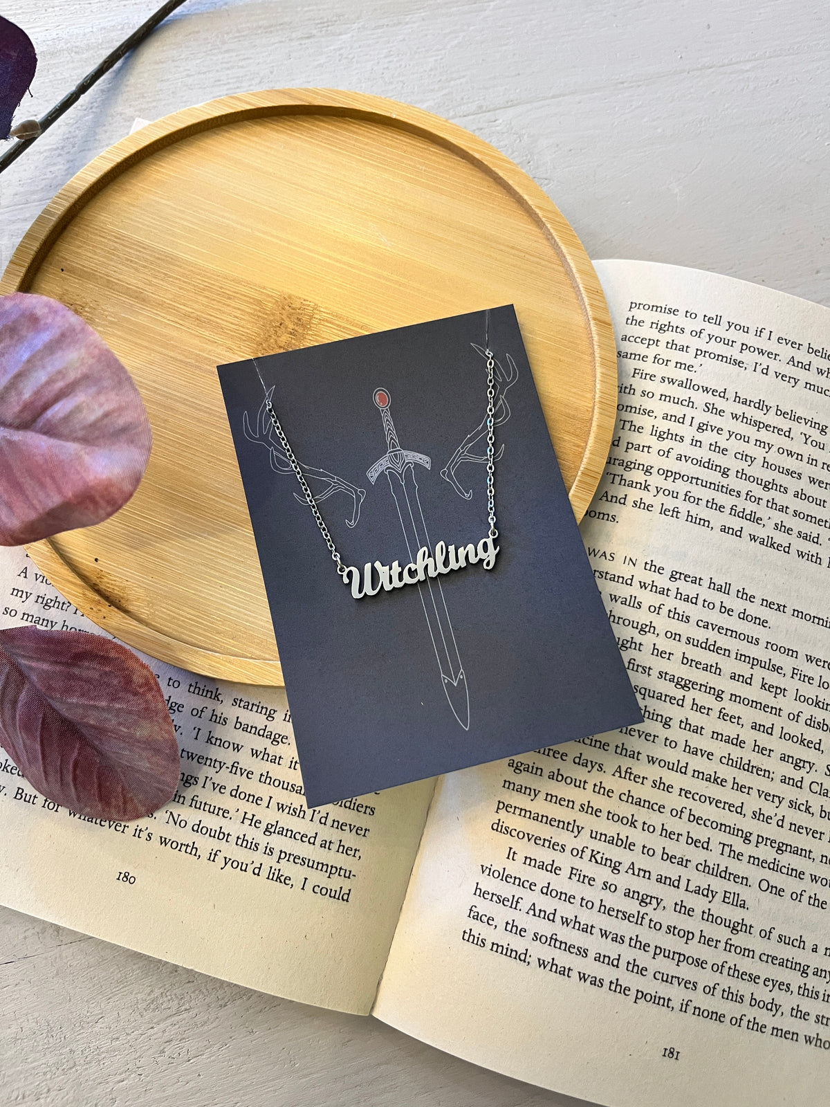 Witchling Throne Of Glass Stainless Steel Necklace - Officially Licenced