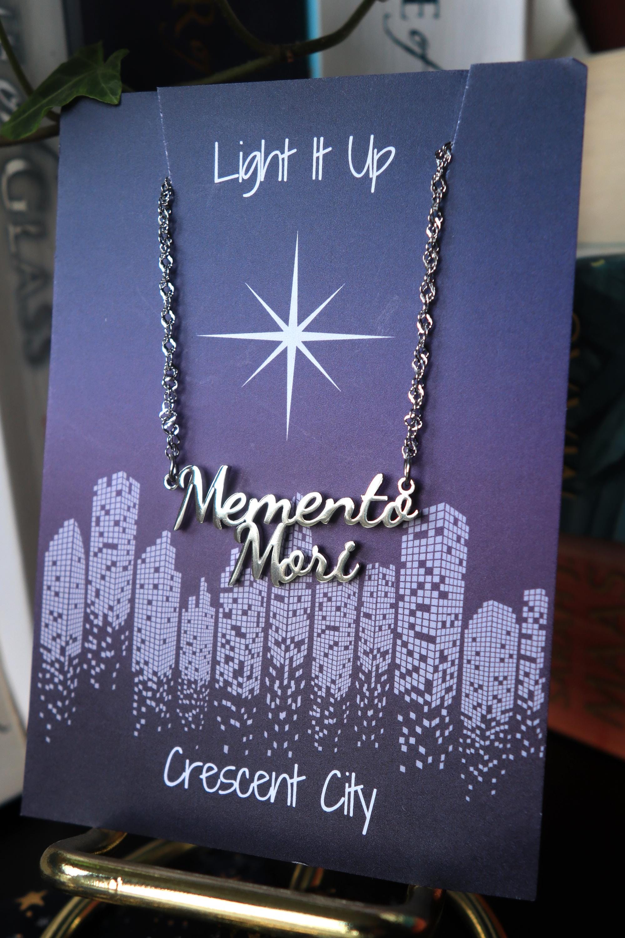Crescent City Memento Mori Necklace: Officially Licensed Bookish Merch