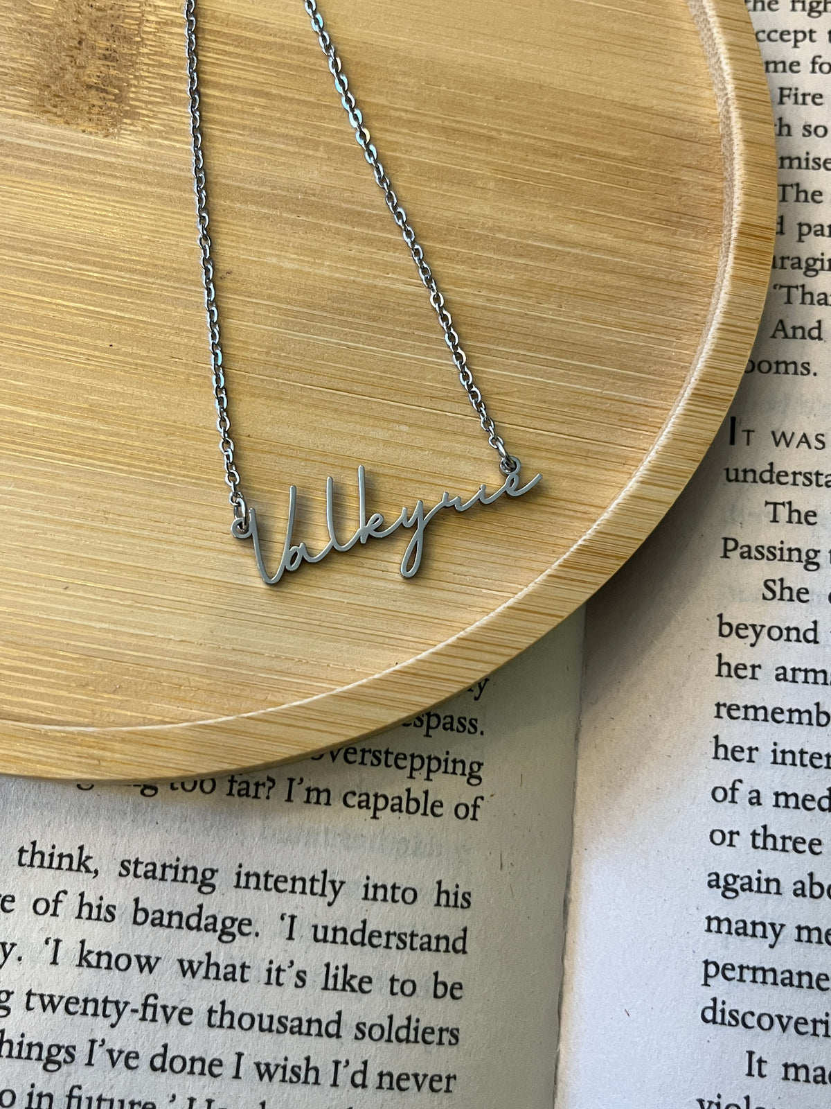 Valkyrie Stainless Steel Necklace ACOTAR Officially Licenced