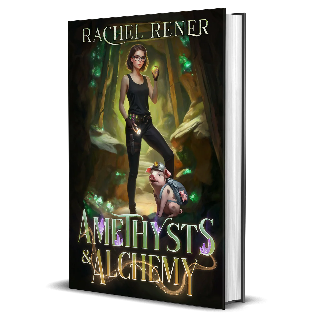 Signed Amethyst and Alchemy Hardback Book