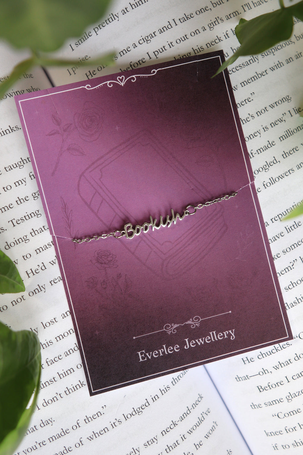 Bookish Name Bracelet - Gold and Silver Stainless Steel