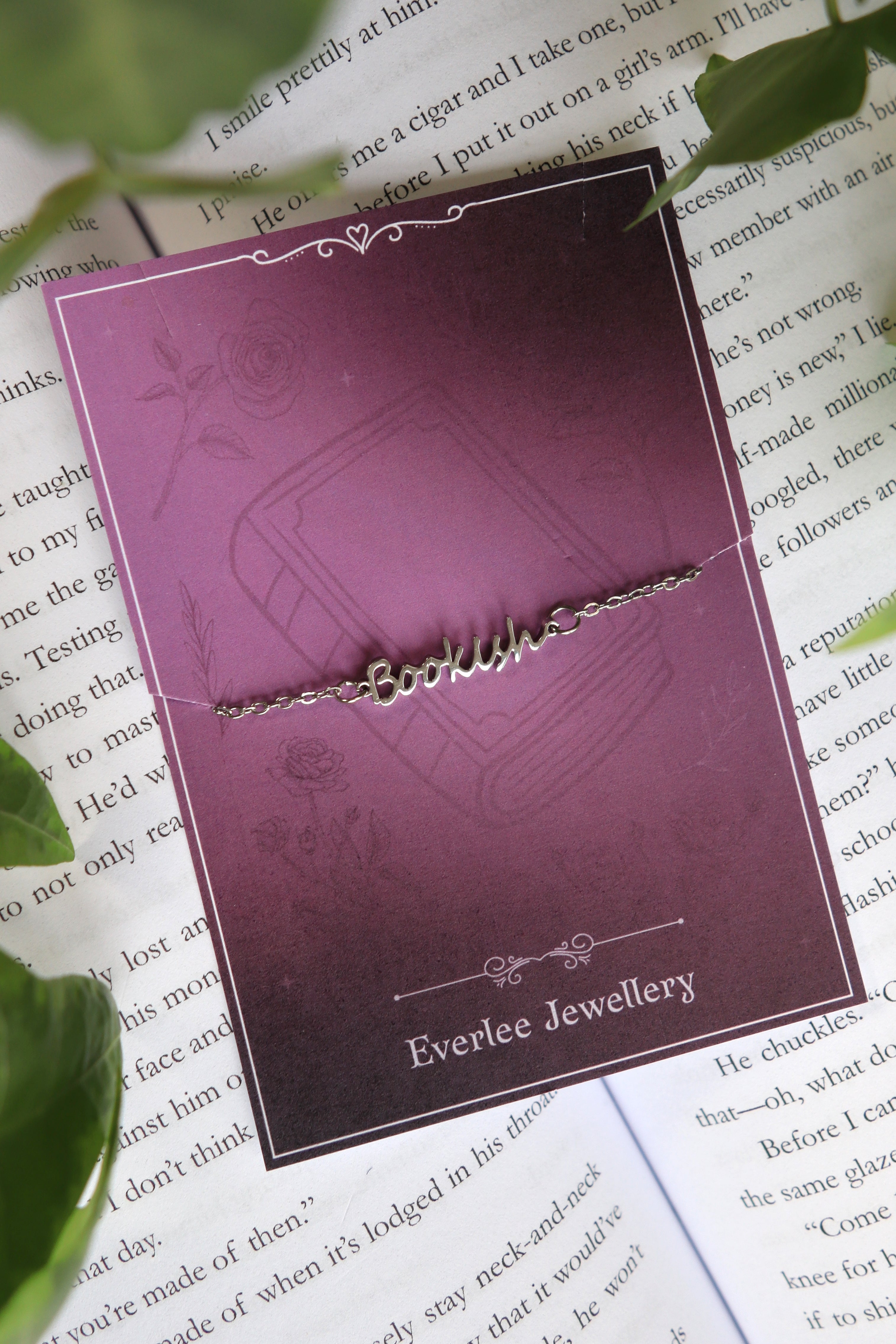 Bookish Name Bracelet - Gold and Silver Stainless Steel