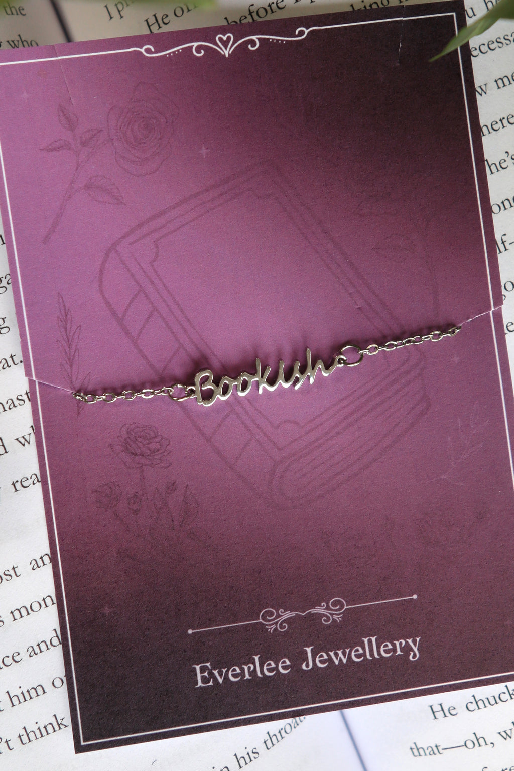 Bookish Name Bracelet - Gold and Silver Stainless Steel