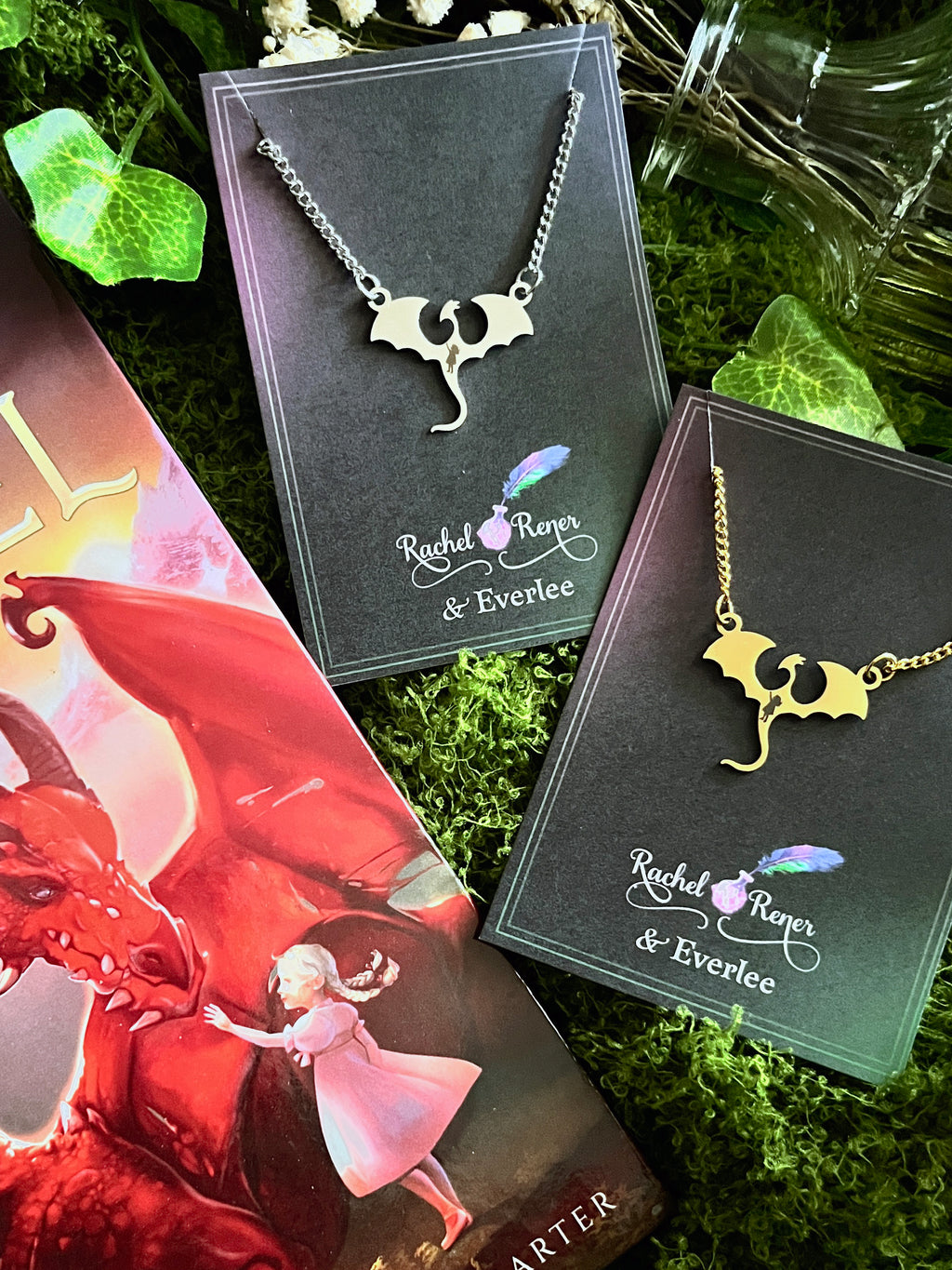 Little Morsel Book + Dragon Pendant Bundle