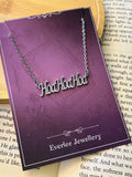 Hoa Hoa Hoa Twilight Stainless Steel Name Necklace