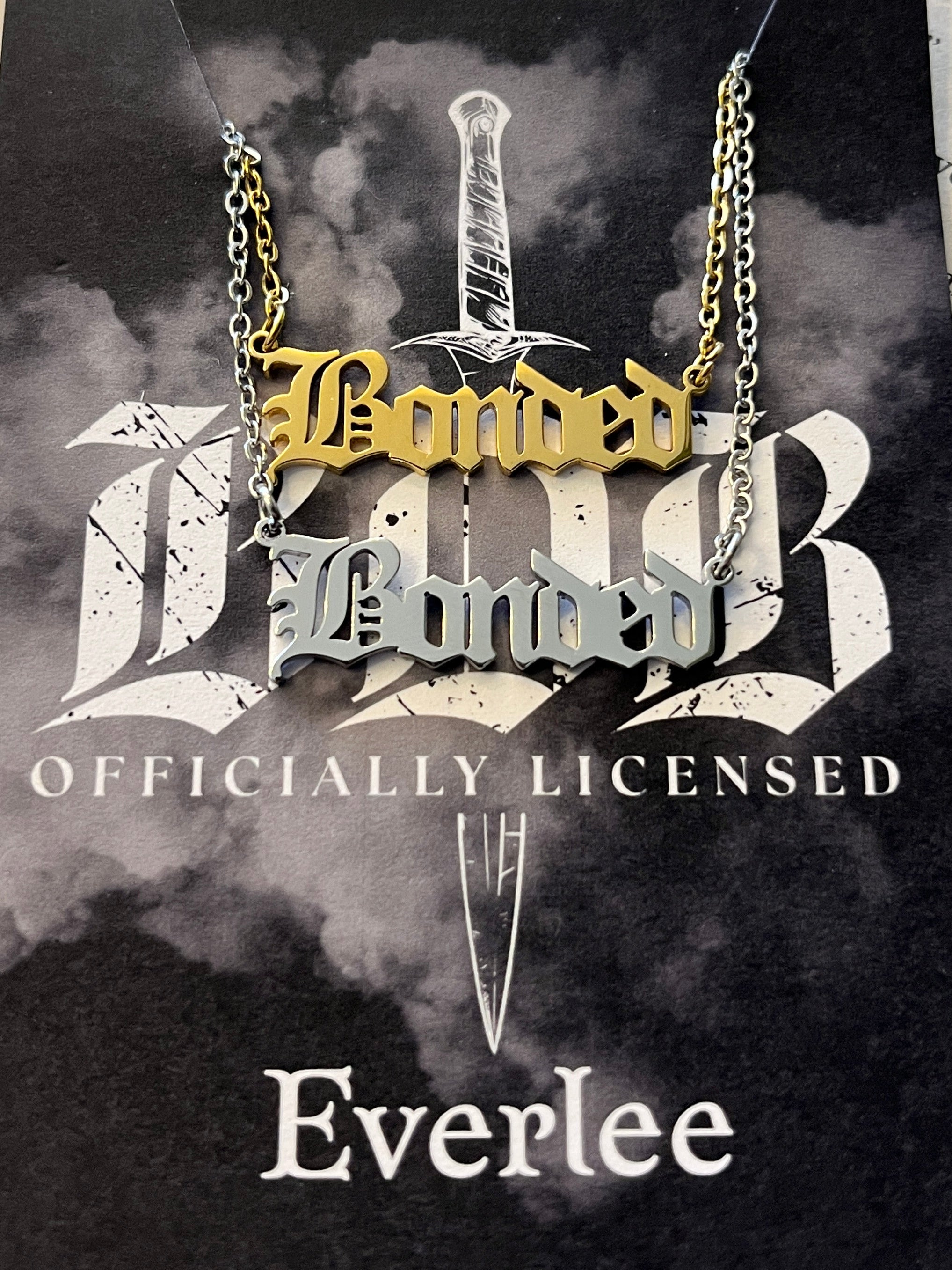Bonded Black Dagger Brotherhood Stainless Steel Necklace - Officially Licensed