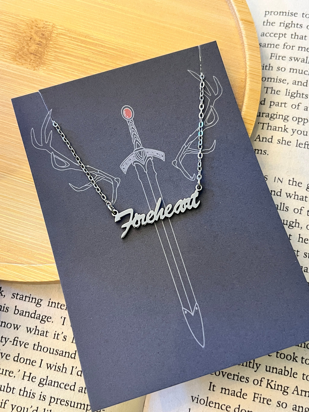 Fireheart Stainless Steel Necklace - Officially Licenced
