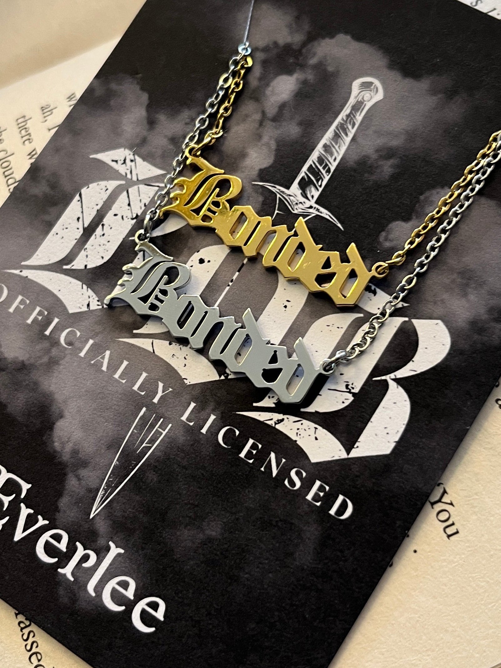 Bonded Black Dagger Brotherhood Stainless Steel Necklace - Officially Licensed