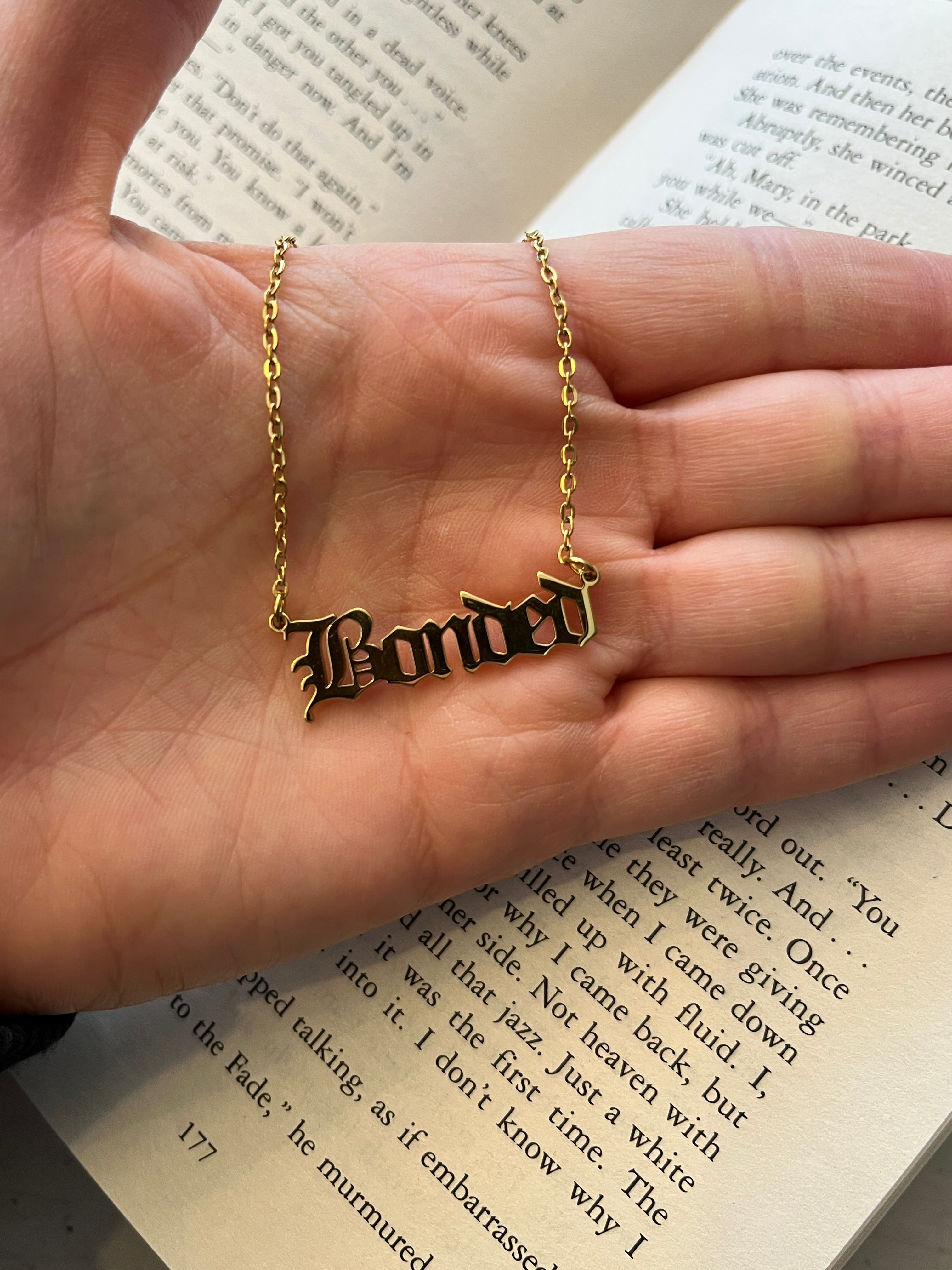 Bonded Black Dagger Brotherhood Stainless Steel Necklace - Officially Licensed