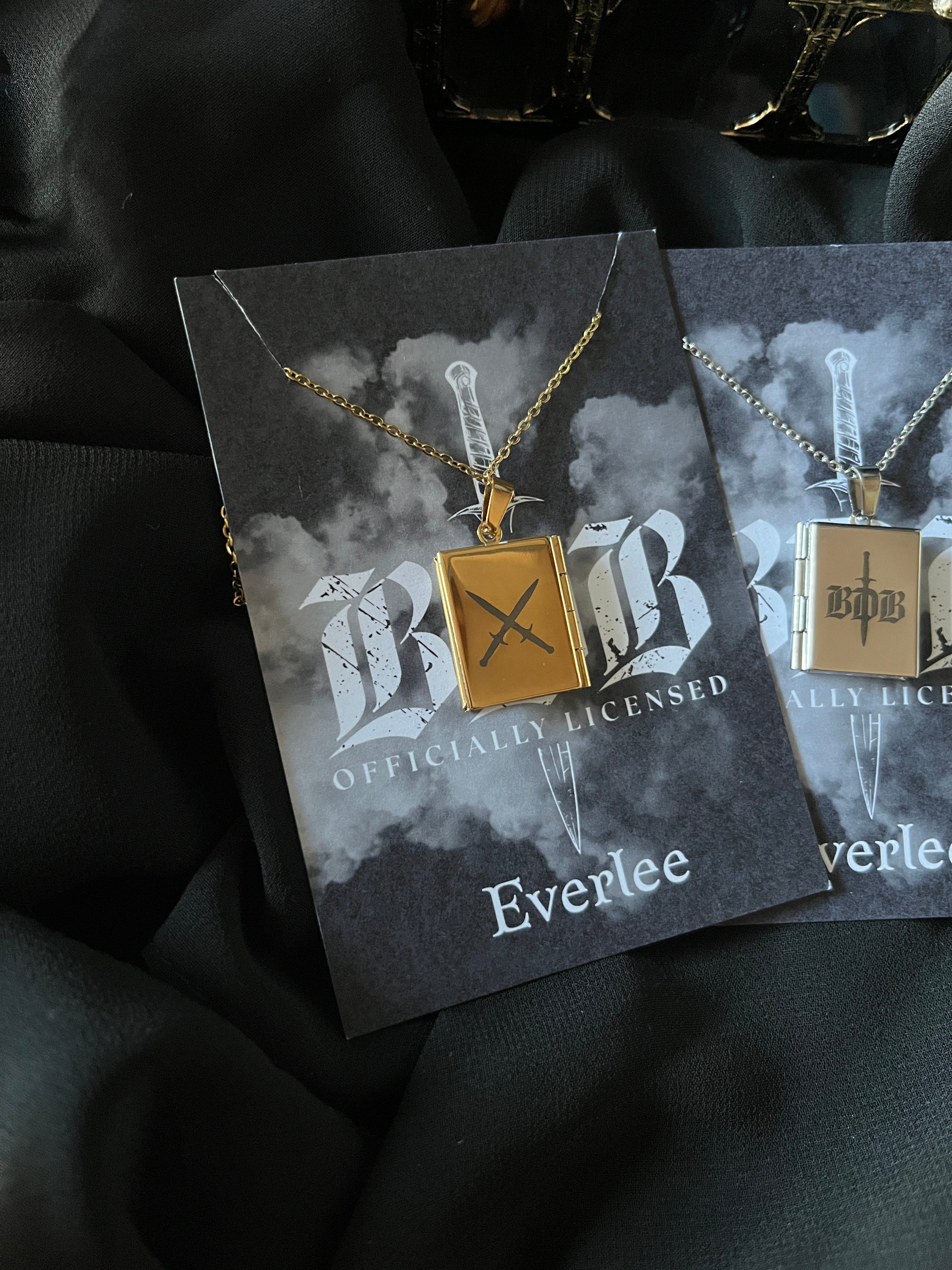 BDB Stainless Steel Book Locket - Officially Licensed Black Dagger Brotherhood