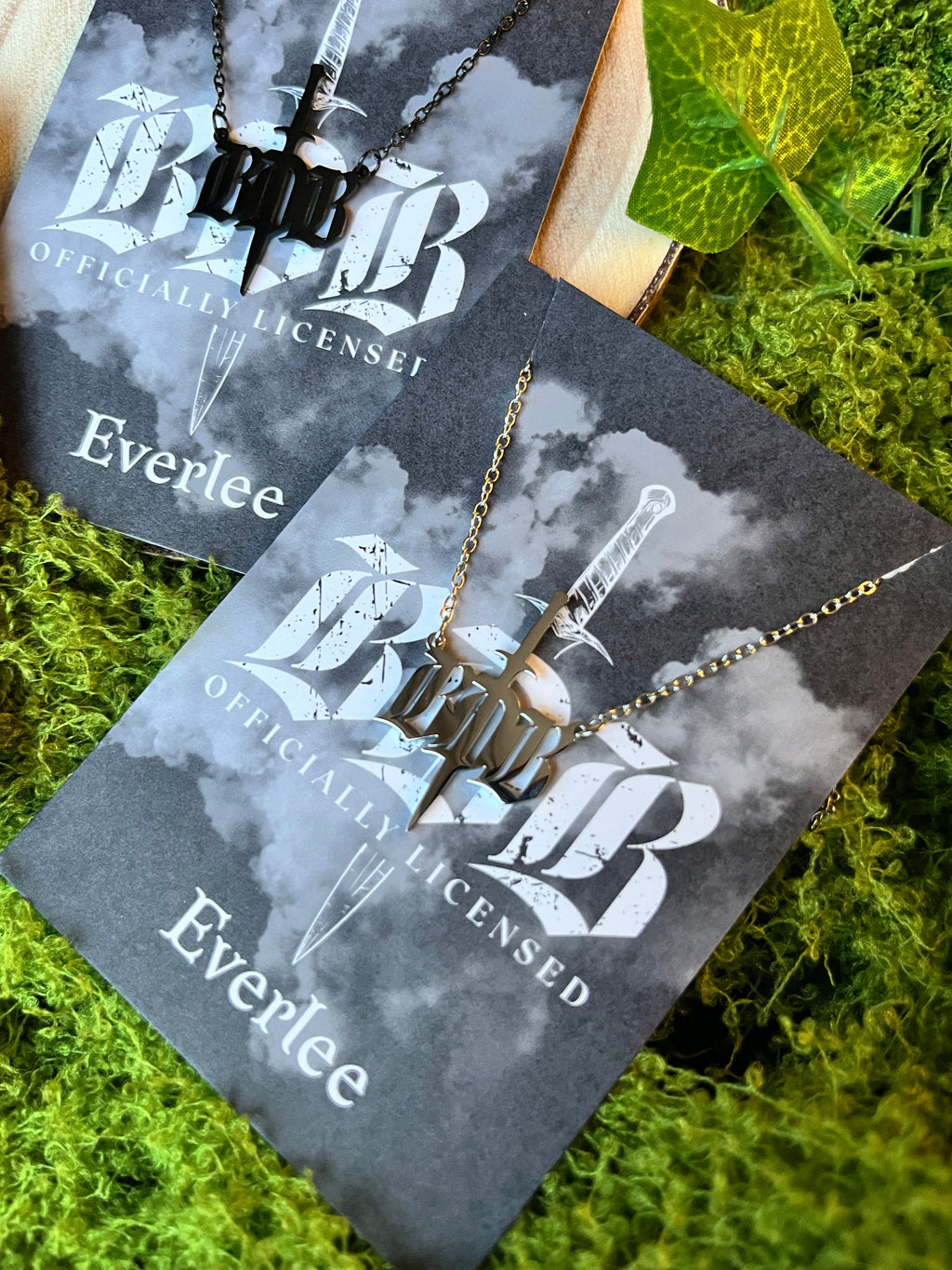 BDB Sword Logo Stainless Steel Necklace - Officially Licensed Black Dagger Brotherhood