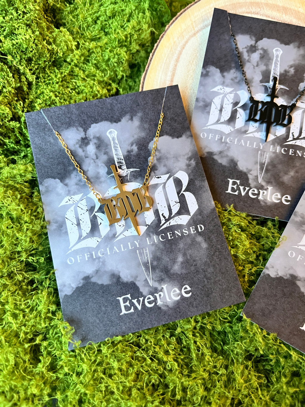 BDB Sword Logo Stainless Steel Necklace - Officially Licensed Black Dagger Brotherhood