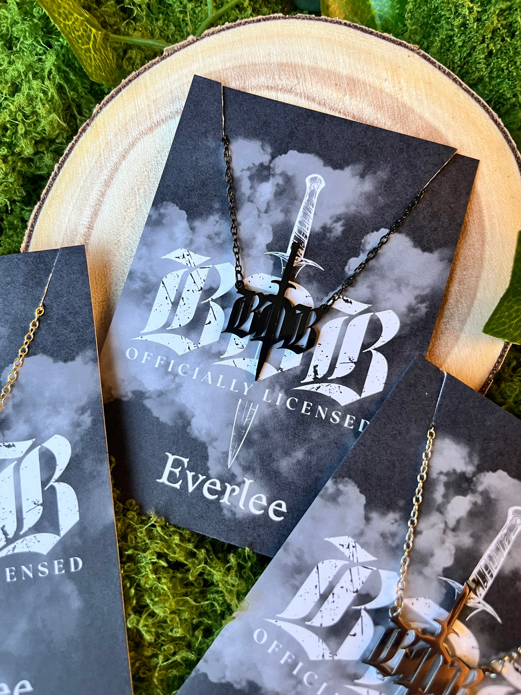 BDB Sword Logo Stainless Steel Necklace - Officially Licensed Black Dagger Brotherhood