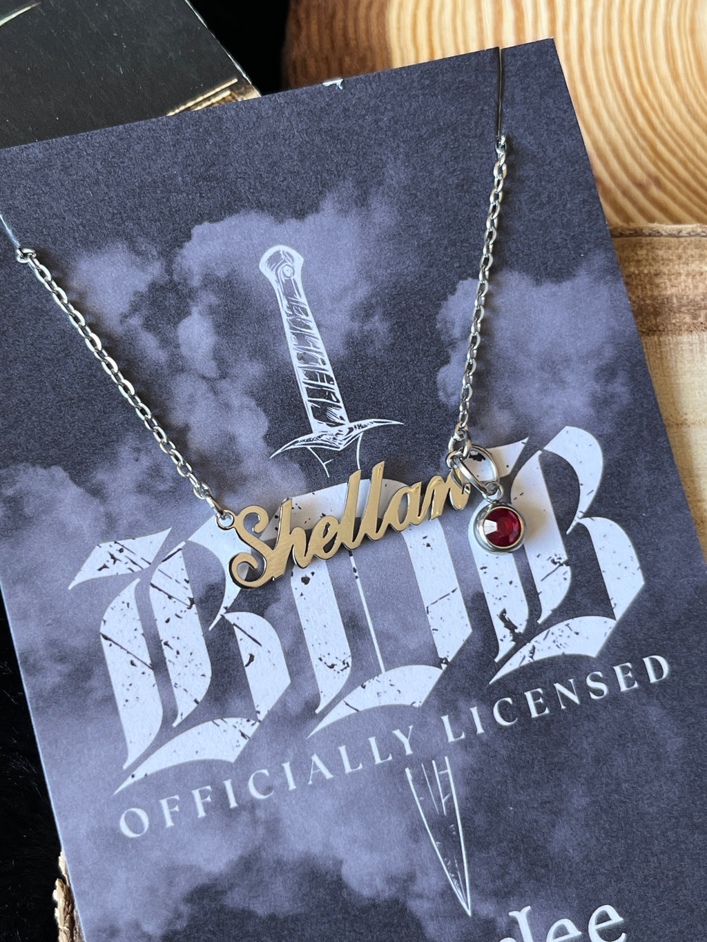 Shellan and Leelan Black Dagger Brotherhood Name Necklaces