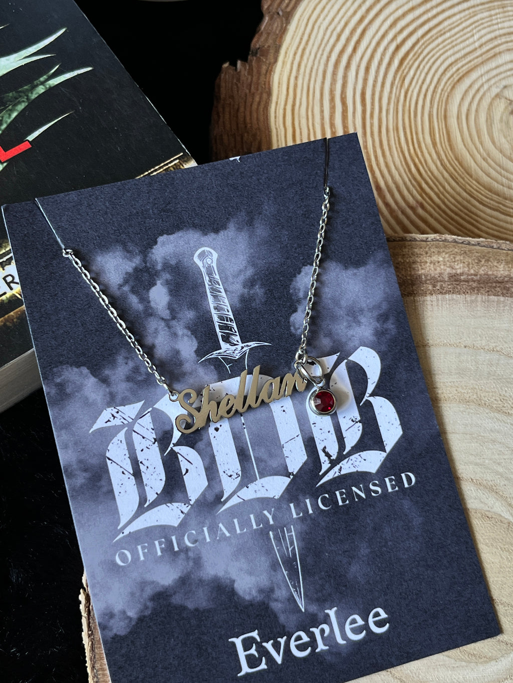 Shellan and Leelan Black Dagger Brotherhood Name Necklaces