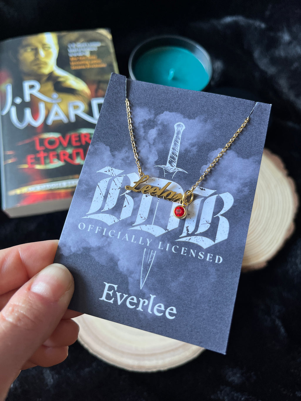 Shellan and Leelan Black Dagger Brotherhood Name Necklaces