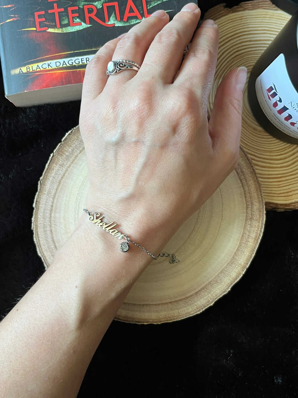Shellan and Leelan Black Dagger Brotherhood Name Bracelet