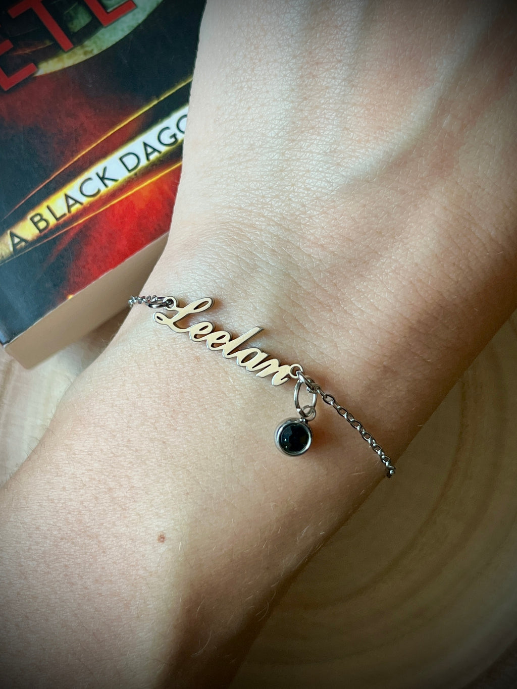 Shellan and Leelan Black Dagger Brotherhood Name Bracelet