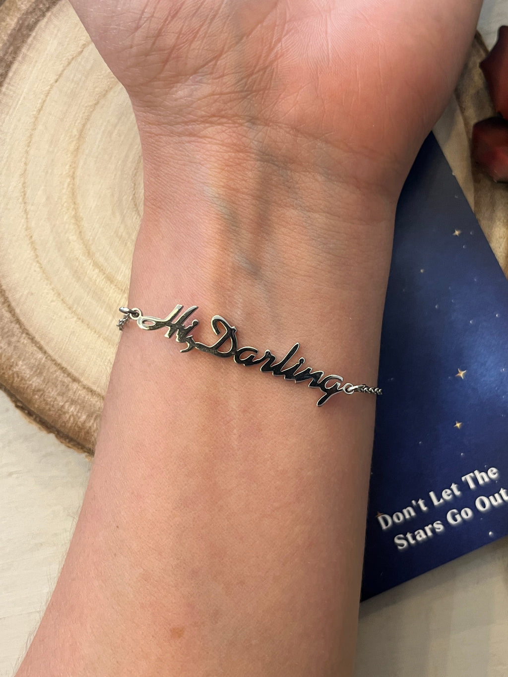 Lady of Darknes Hi, Darling Stainless Steel Bracelet