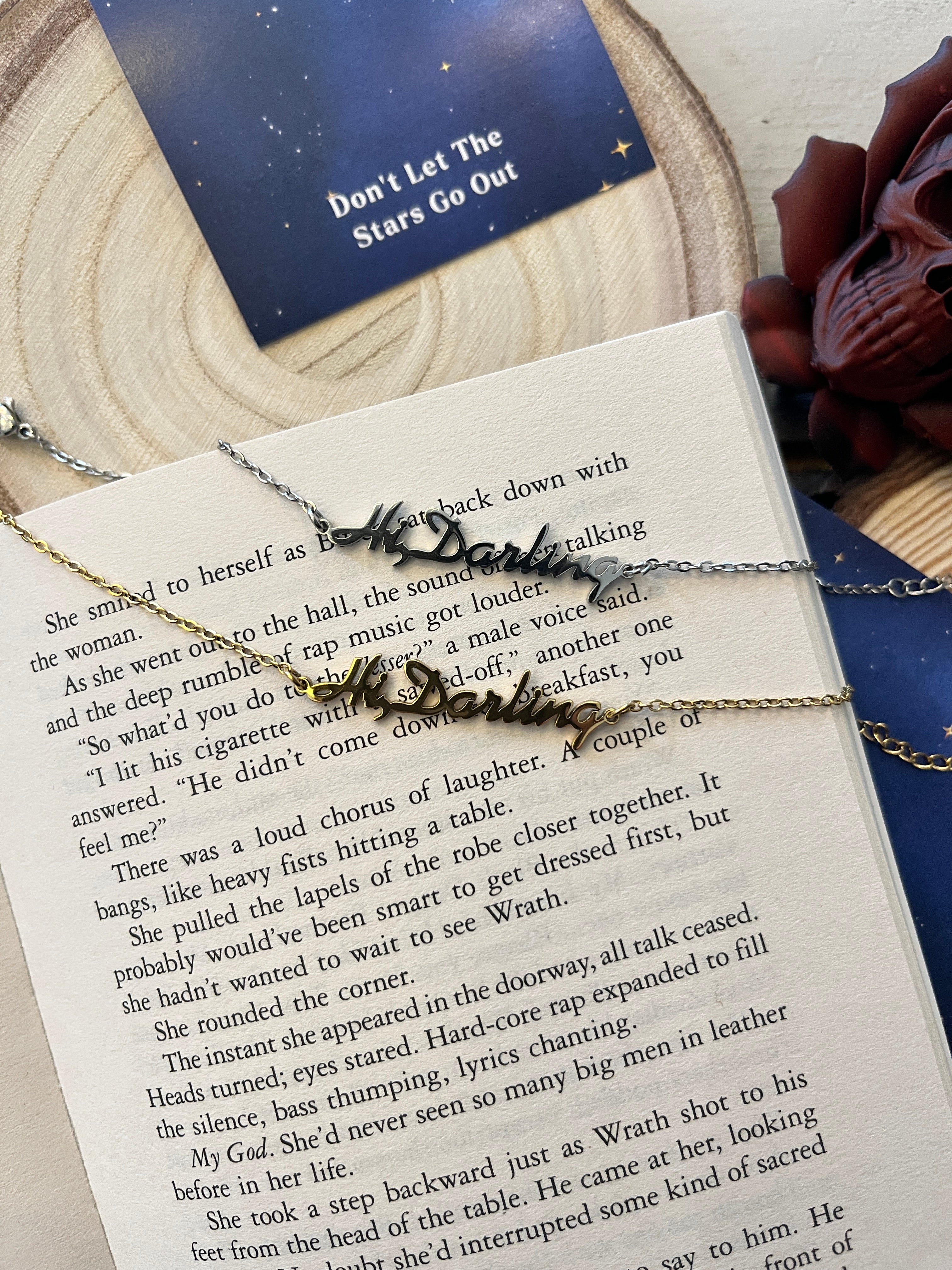 Lady of Darknes Hi, Darling Stainless Steel Bracelet