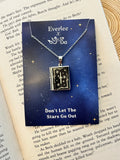 Lady Of Darkness Book Locket - Stainless Steel