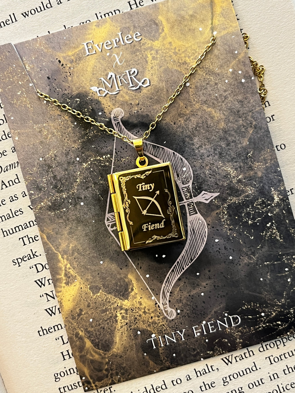Tortured Souls Book Locket - Stainless Steel