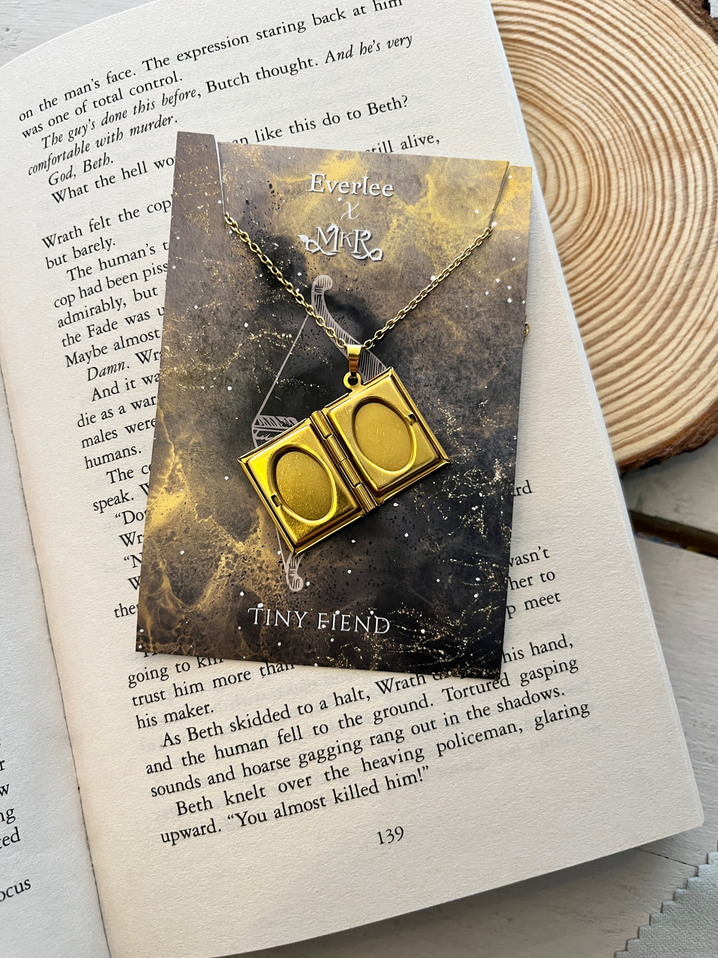 Tortured Souls Book Locket - Stainless Steel